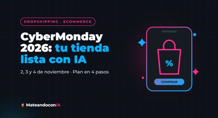 CyberMonday 2026: cómo preparar tu tienda online con IA - MateandoconIA