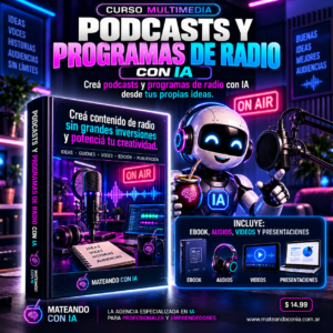Podcasts y programas de radio con IA