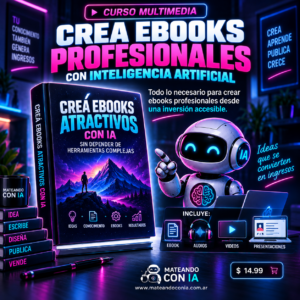 CURSO 14-3: Creá ebooks profesionales con IA