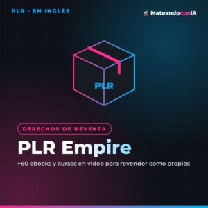 PLR Empire: +60 productos digitales con derechos de reventa (en inglés)